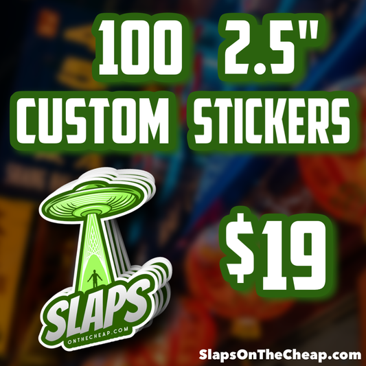 100 Custom 2.5" Stickers