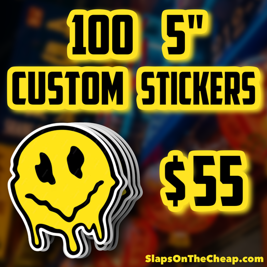 100 Custom 5" Stickers